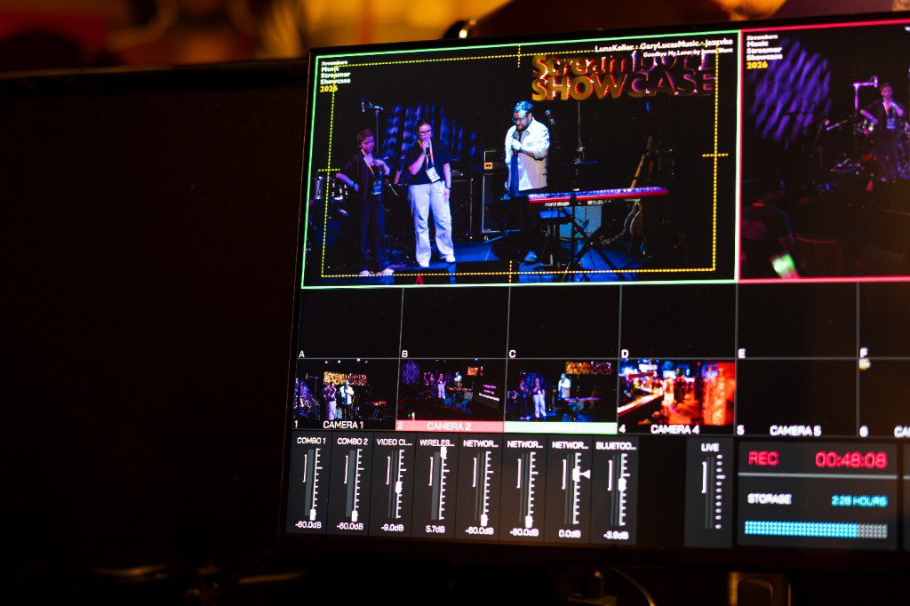 Multiview van de live mix tijdens Streamborn Showcase 2026